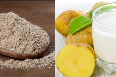 جوانه گندم با شیر برای چاقی