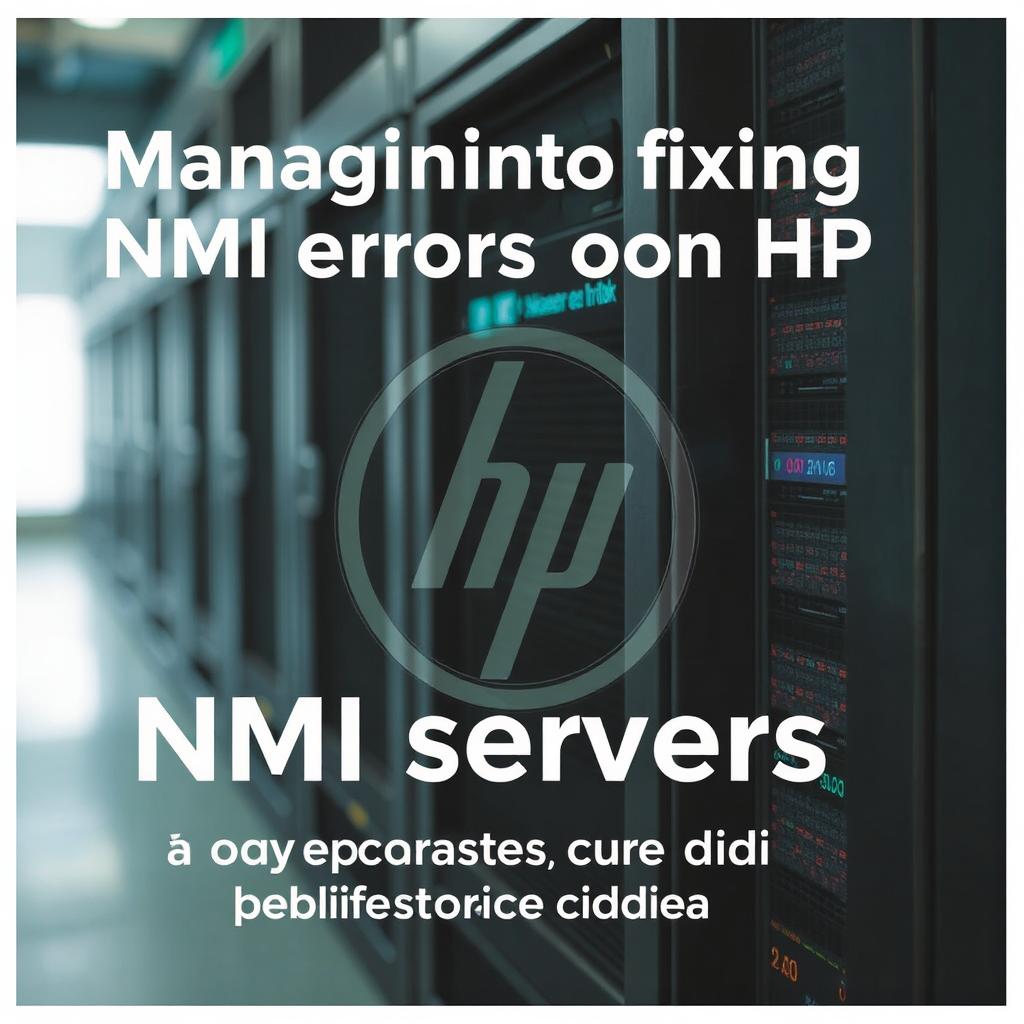 مدیریت و رفع خطای NMI در سرورهای HP | راهنمای جامع حل مشکل