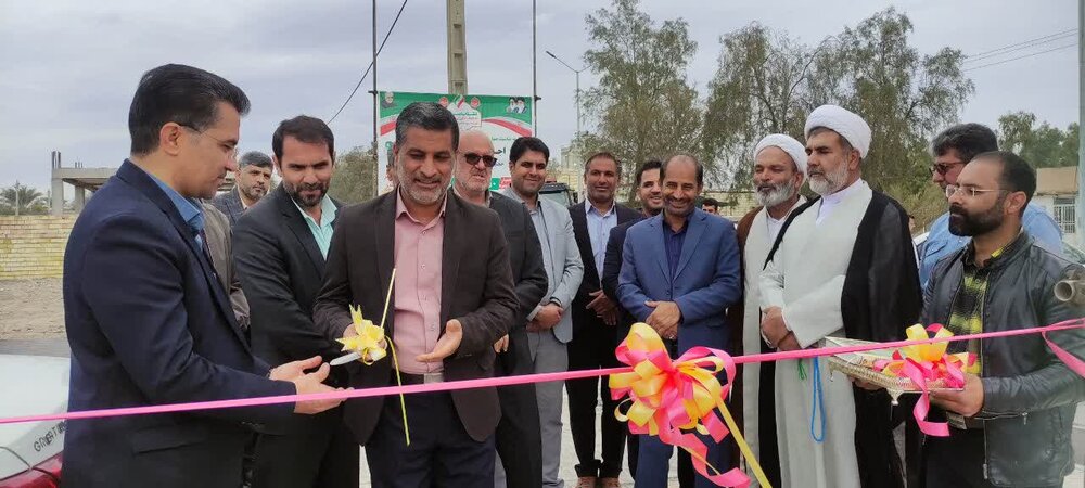 چندین پروژه عمرانی در شهرستان بم افتتاح و کلنگ‌زنی شد