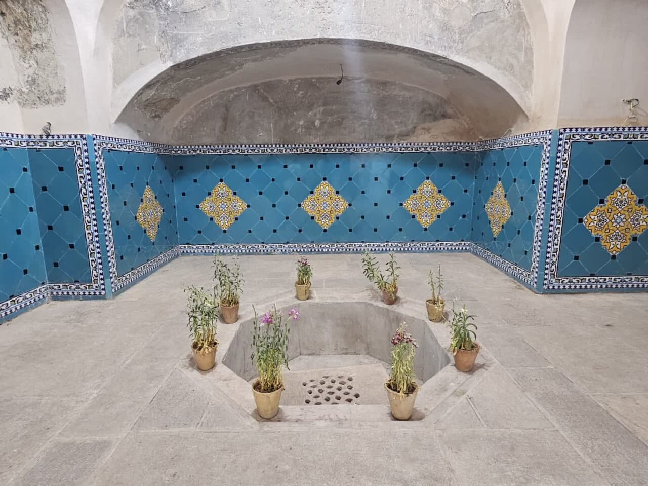 زیبایی حمام «شاهزاده ها» در بازار تاریخی «نصف جهان» به روایت «تصویر»