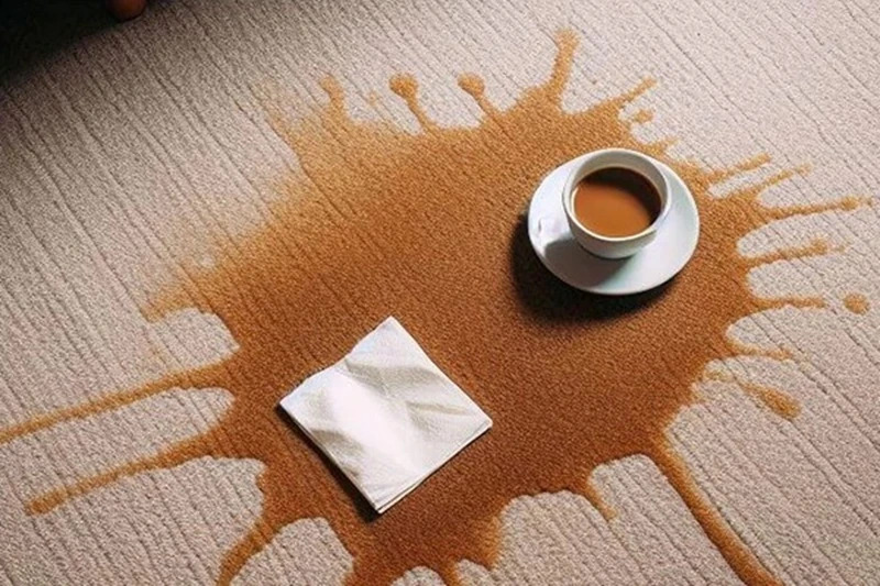 چگونه لکه قدیمی چای را از روی فرش به طور کامل پاک کنیم؟