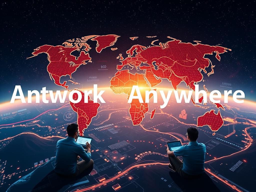 کاریابی آنلاین و فرصت های دورکاری | Anywork Anywhere