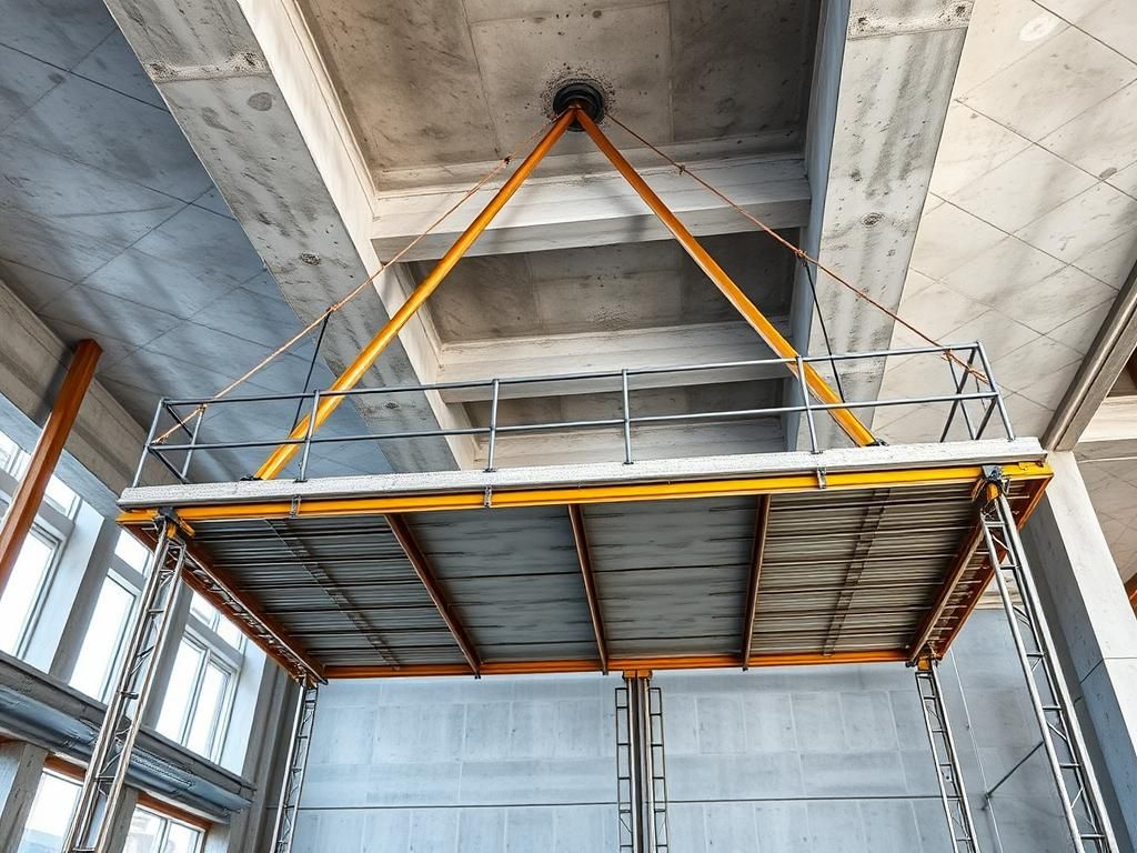 اسکافلد (داربست مثلثی)؛ بهترین جایگزین جک سقفی در سقف‌های سنگین و مرتفع